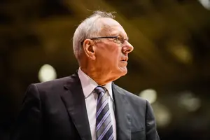 With news of an FBI probe into college basketball swirling, Jim Boeheim weighed in after Syracuse lost at No. 5 Duke.