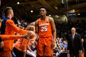 Tyus Battle hit a key one-and-one giving Syracuse a glimpse of hope, but the Blue Devils quickly quashed any fledgling comeback.