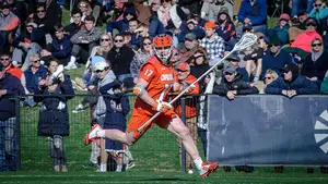 Brett Kennedy, a defender, got involved in Syracuse's attack to score two goals in SU's one-goal win over Virginia. 