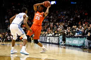 Syracuse got crushed in the second round of the ACC Tournament by No. 6-seeded North Carolina.