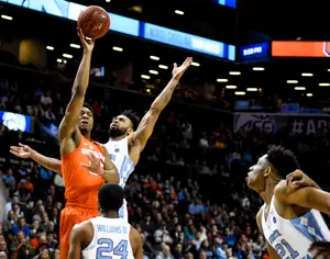 Syracuse's offense struggled to create open looks Wednesday, and on the defensive end, the Orange allowed UNC to feast on putbacks.