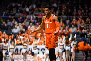 Oshae Brissett finished with another double-double, 23 points and 12 rebounds, to lead Syracuse over Arizona State.