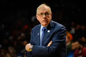 Jim Boeheim will coach for the 10th time against Duke and Mike Krzyzewski on Friday night in the Sweet 16.