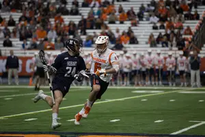 Syracuse held the Statesmen to seven goals fewer than its season average.