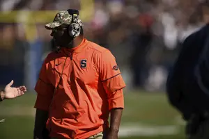 Dino Babers has gone 8-16 in his first two seasons as the head coach of Syracuse. 