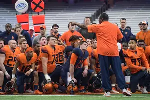 Syracuse's offense scored four touchdowns and kicked three field goals on Friday night in its Spring Showcase.