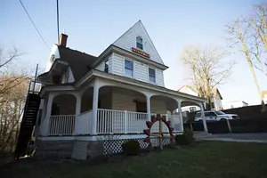 Theta Tau is located at 1105 Harrison St. The fraternity was suspended by Syracuse University on Wednesday morning.