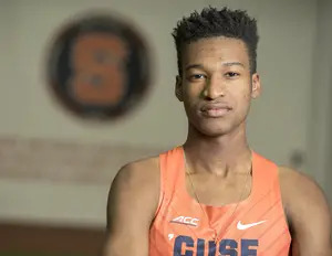 Justyn Knight was a sophomore when Syracuse won the 2015 men's cross country national championship. 