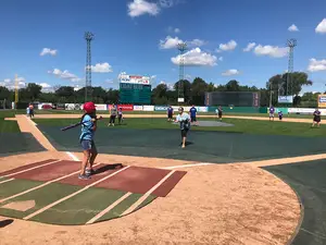 The Challenger Baseball league ended their season at the Syracuse Chief's home stadium.