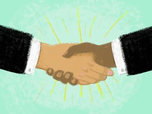 Handshake, Syracuse University's new career tool,  includes more than 300,000 companies. 