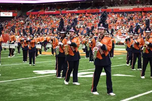 Syracuse's marching band was  formed in 1901 and is one of the oldest bands in the country.