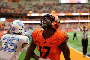 Jamal Custis caught seven passes for 162 yards and a touchdown on Saturday. 