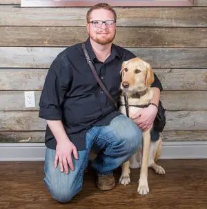 Adam LeGrand waited for three years to receive his service dog, Molly, from K9s For Warriors to help him navigate life with post-traumatic stress disorder.

