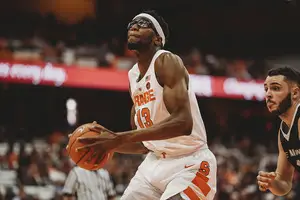 Paschal Chukwu went for a double-double when Syracuse played Morehead State on Nov. 10. 