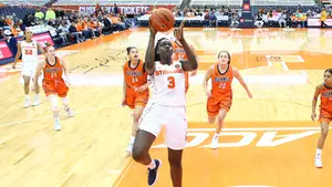 Maeva Djaldi-Tabdi led Syracuse in scoring in its Sunday win over Bucknell in the Carrier Dome.
