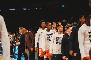 Syracuse enters its Wednesday meeting with Colgate coming off two losses at Madison Square Garden.