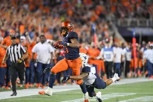 Moe Neal totaled 87 yards of offense in Syracuse's Camping World Bowl win over West Virginia. 