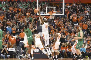 Syracuse, pictured last year against Notre Dame in the Carrier Dome, will need a strong ACC performance to make up for a poor nonconference stretch. 