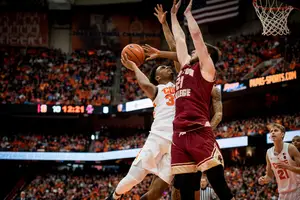 Elijah Hughes and other Syracuse scorers displayed the interior presence it has lacked this season. 