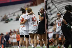 Syracuse's offense has now scored 33 goals through its first two games, recording wins against Connecticut and Binghamton.