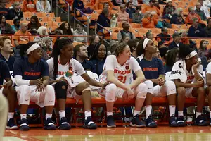 Syracuse had 18 bench points in Wednesday's loss.