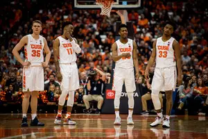 The Orange, pictured against Boston College, host two ranked opponents in a row, starting with Louisville. 