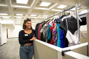 Berri Wilmore aims to expand the LGBT Resource Center’s gender-affirming clothing closet through a clothing swap on March 29.