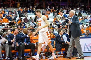 Buddy Boeheim finished with 6.8 points per game this season on 35.3 percent shooting from beyond the arc.