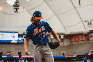 Noah Syndergaard made comments this week questioning the location of the New York Mets practice in the Carrier Dome.