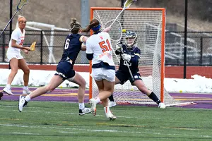 Emily Hawryschuk and Syracuse have excelled on free position opportunities this season.