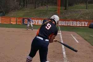 AJ Kaiser lost her starting catcher job when she suffered a concussion, but still leads Syracuse in homers