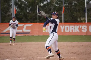 Miranda Hearn pitched a complete-game shutout against Cornell. 