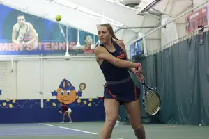 Gabriela Knutson finished second in all-time wins for SU. 