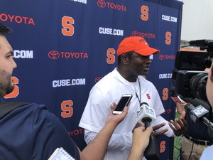 Head coach Dino Babers was impressed by the front-seven's performance in Saturday's scrimmage