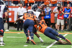 Kendall Coleman and Alton Robinson combined for 20 sacks last year, nearly half of Syracuse's total sacks. 