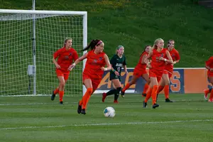 Syracuse recorded just two shots in the entire match against Auburn.
