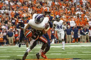 Two SU players were ejected against Holy Cross on Saturday.