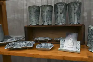 Functional and decorative ceramics were on display and available to purchase at Clayscape’s third-annual market in North Syracuse. 