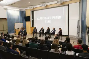 Remembrance Scholar and event moderator Gabrielle Caracciolo steered the conversation toward the responses of United States media to terrorism.