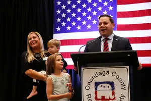 Ryan McMahon thanked his supporters during his victory speech on Tuesday night. 


