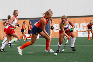 Charlotte de Vries (above) leads Syracuse with 15 goals on the season.