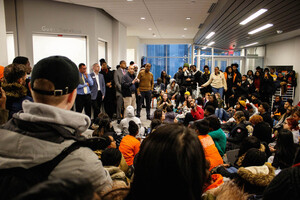 Several faculty members feel the sit-in is part of a pattern of racial discrimination at SU.