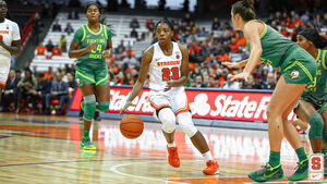 Kiara Lewis scored 23 points and added five assists in the loss.