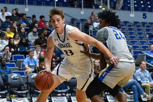 North Florida forward Carter Hendricksen, who averages 16.2 points per game, is a player to watch for the Ospreys