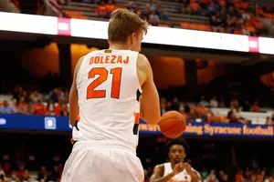 When Syracuse played Virginia Tech earlier this season, Marek Dolezaj fouled out and scored only six points.