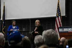 Gillibrand said at the town hall she'd like to create legislation to help with the costs of higher education.