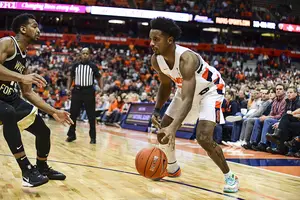 The Daily Orange asked three draft analysts to evaluate Elijah Hughes, who still hasn’t decided as to whether he will remain at Syracuse.