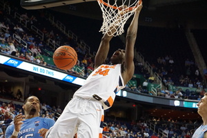 For the sixth-straight game, Bourama Sidibe recorded double-digit rebounds. 