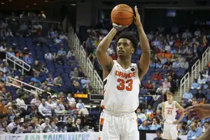The Orange basketball team is planning to travel back to Syracuse from Greensboro, a team spokesman said. 