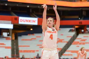In just two seasons, Mangakahia has become SU's all-time assist leader.